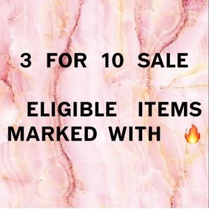 🔥 3 ITEMS FOR $10 SALE 🔥